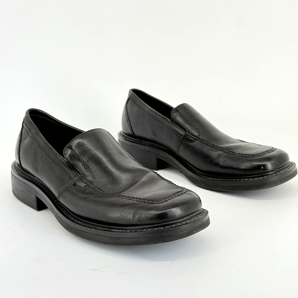 Y2K 90s American‎ Eagle Mens Manhattan Loafers Leather Slip On Size 8.5M Chunky